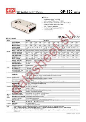 QP-150D datasheet  